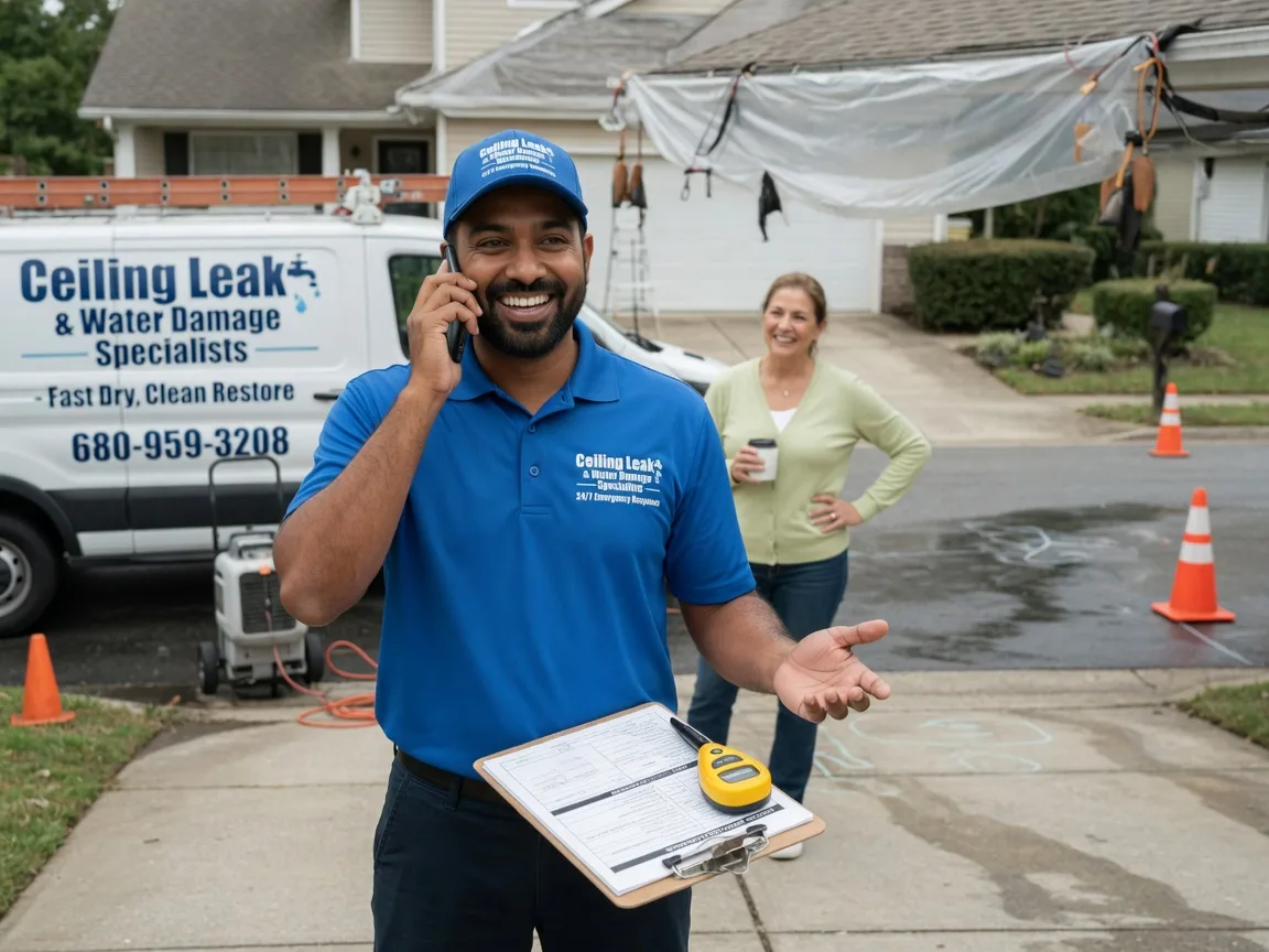 Ceiling Leak Cleanup Mesilla, NM FAQs
